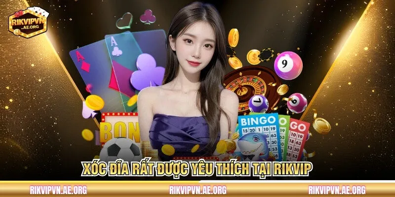 Xóc Đĩa rất được yêu thích tại Rikvip 